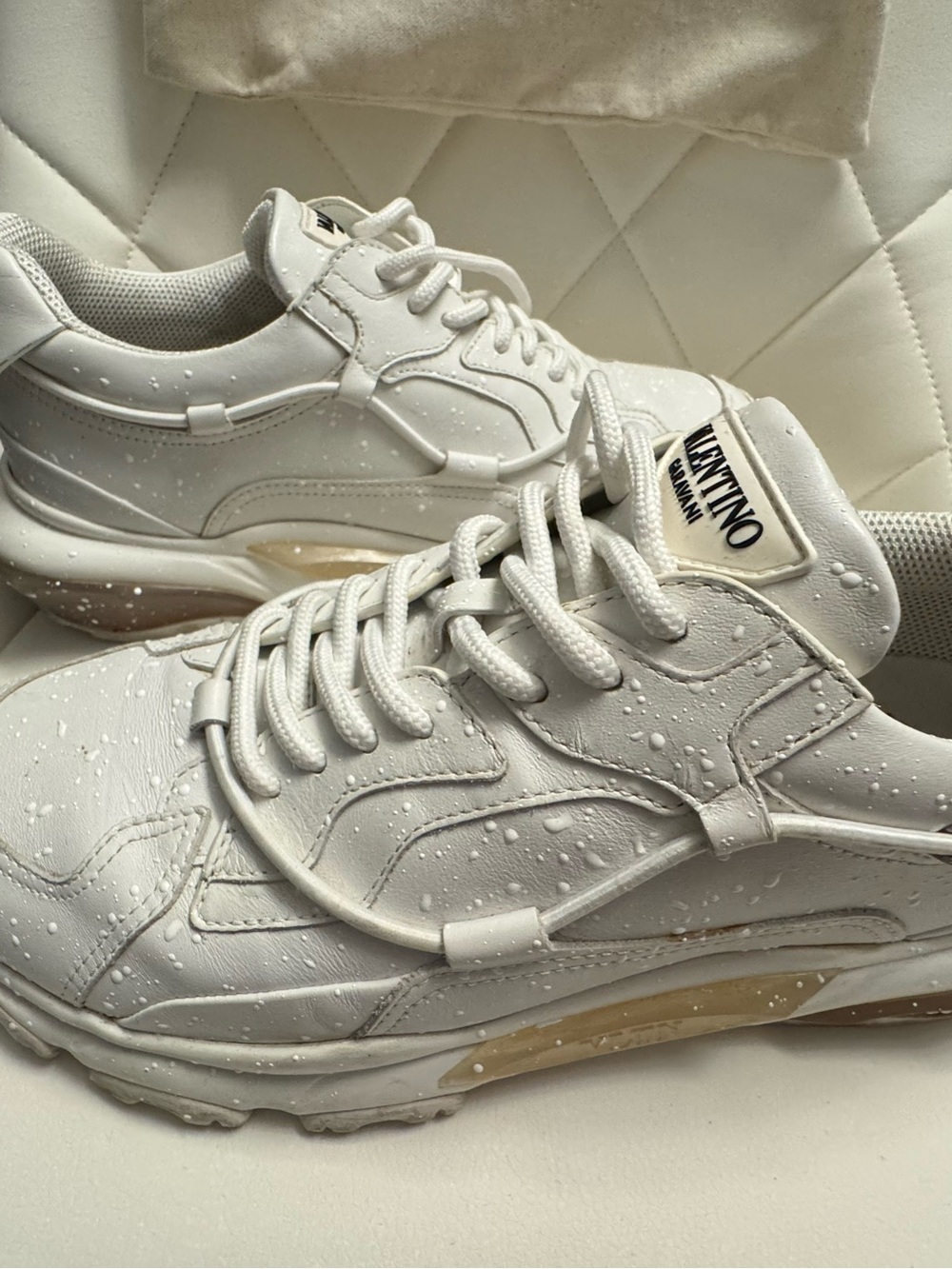 Valentino Garavani Spray-Painted Bounce Men’s Sneakers